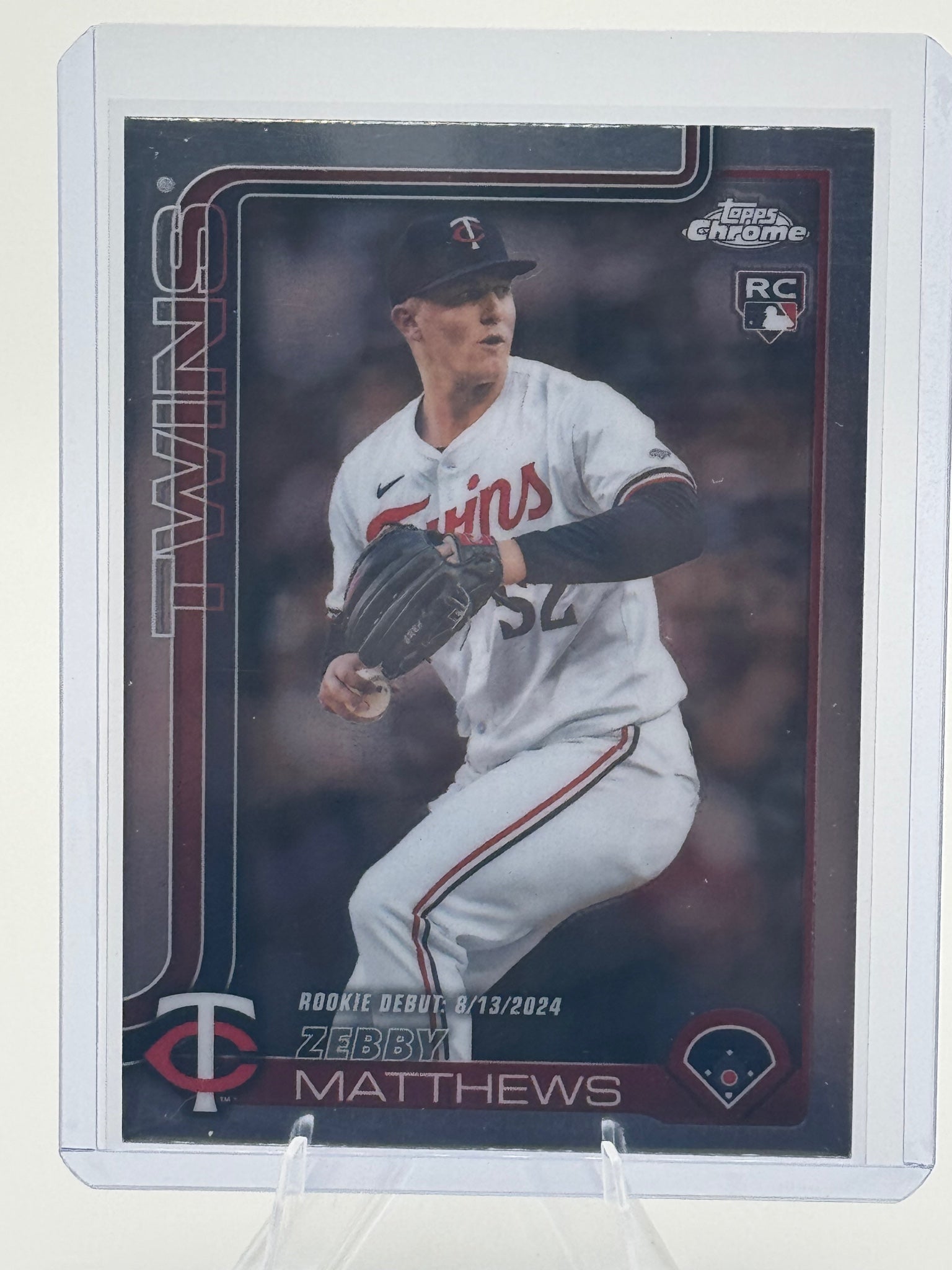 2025 Topps Chrome Update Zebby Matthews #USC171 Minnesota Twins Near Mint