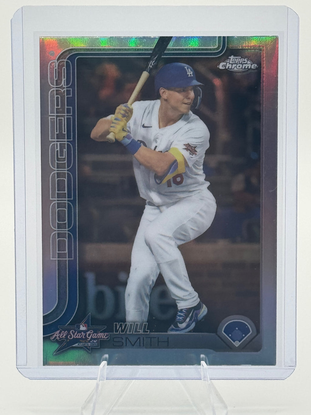 2025 Topps Chrome Update Will Smith #ASGC-10 2025 All-Star Game Dodgers NM