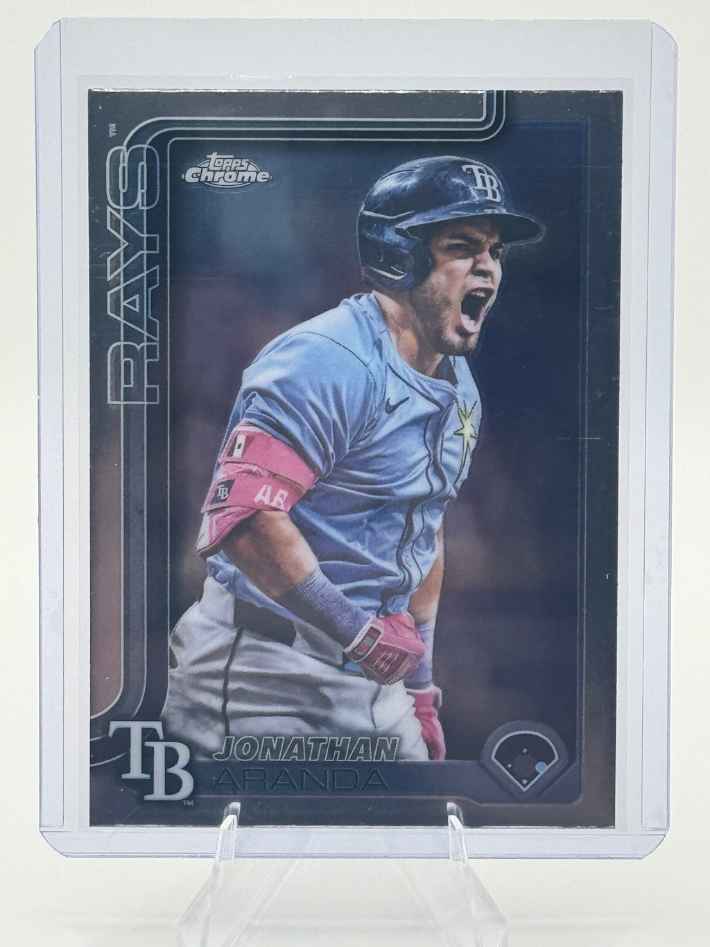 2025 Topps Chrome Update Jonathan Aranda #USC68 Tampa Bay Rays Near Mint
