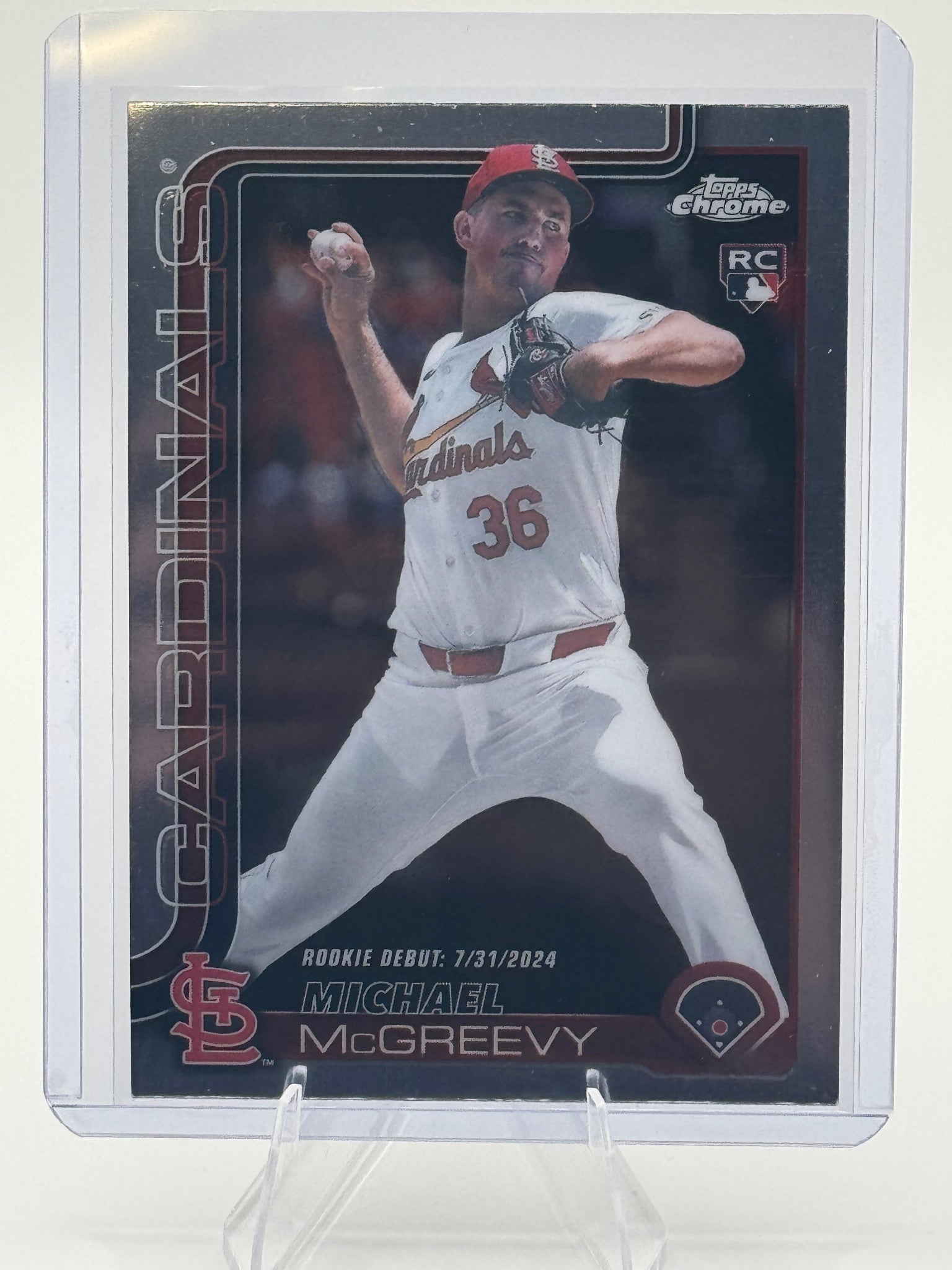 2025 Topps Chrome Update Michael McGreevy #USC36 St. Louis Cardinals NM