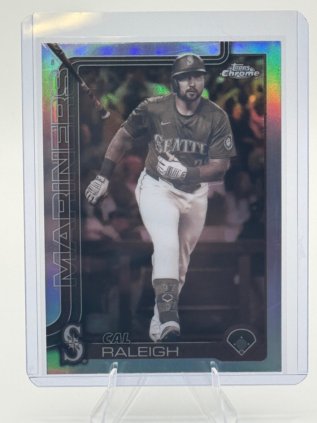 2025 Topps Chrome Update Cal Raleigh #USC45b Refractors Seattle Mariners NMtter