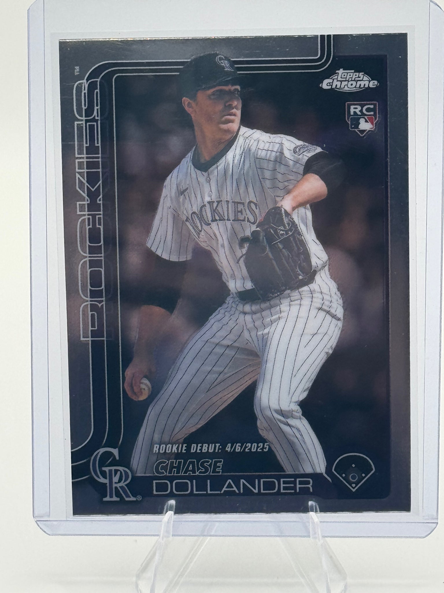 2025 Topps Chrome Update Chase Dollander #USC175 Colorado Rockies NMr