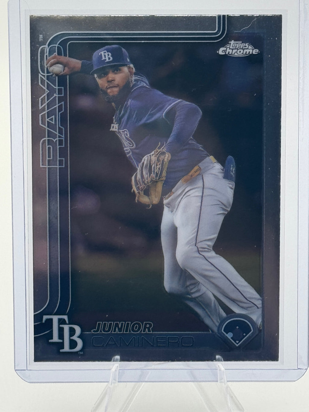 2025 Topps Chrome Update Junior Caminero #USC109 Tampa Bay Rays NM