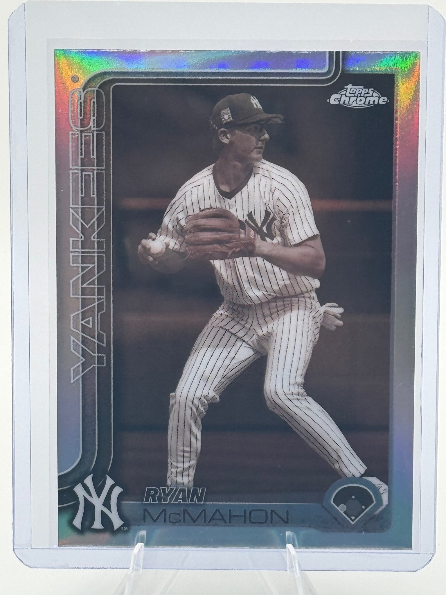 2025 Topps Chrome Update Ryan McMahon #USC66 Sepia Refractors Yankees NM