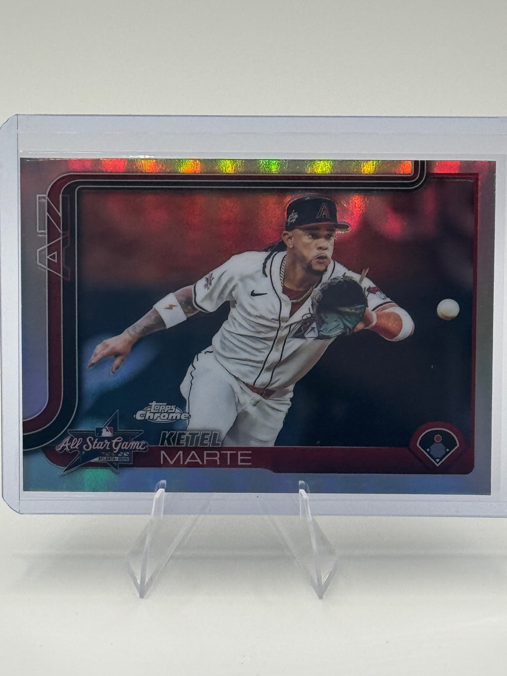 2025 Topps Chrome Update Ketel Marte #ASGC-12 2025 All-Star Diamondbacks NM