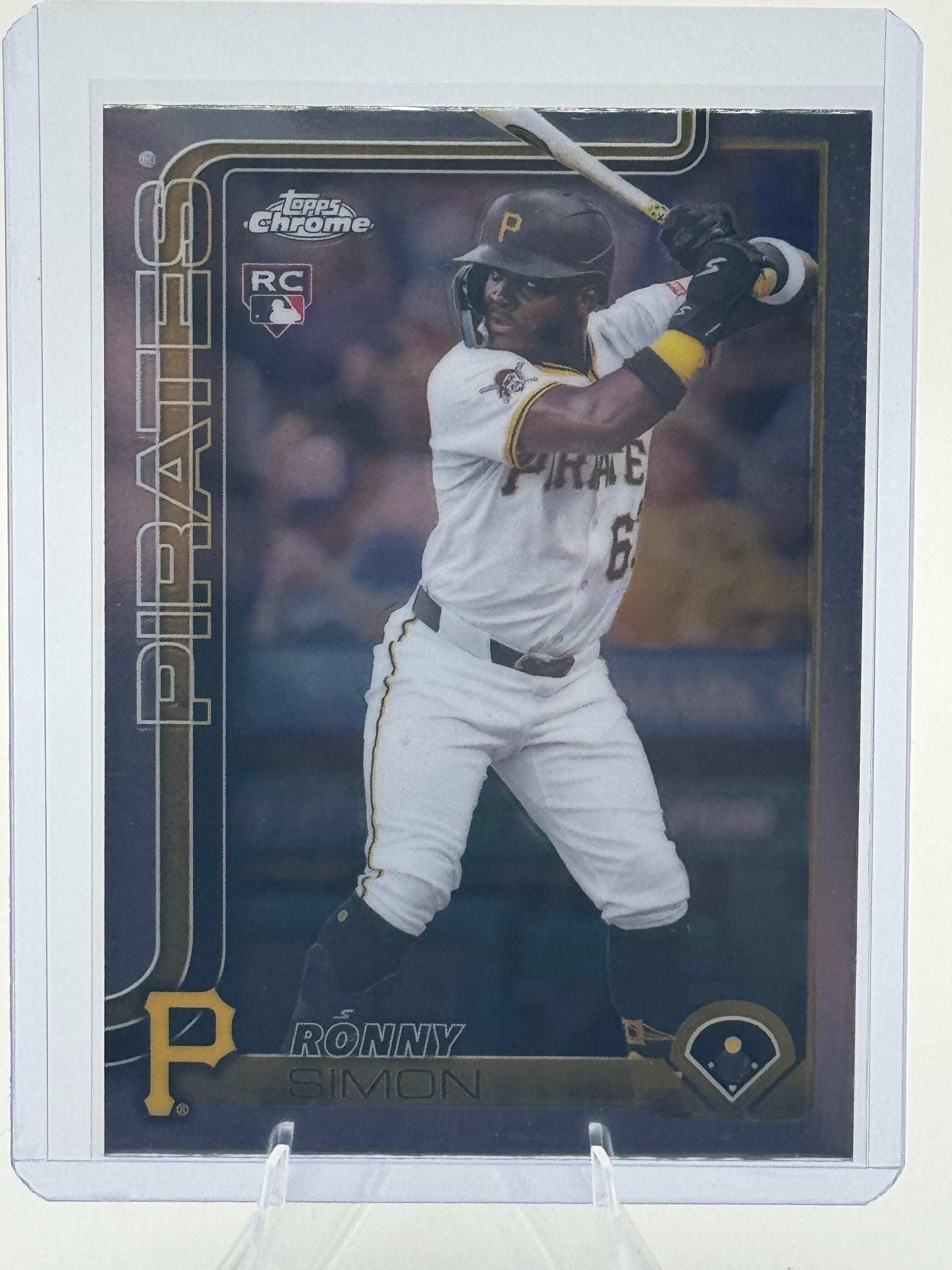 2025 Topps Chrome Update Ronny Simon #USC35 Purple Refractors Pirates NM