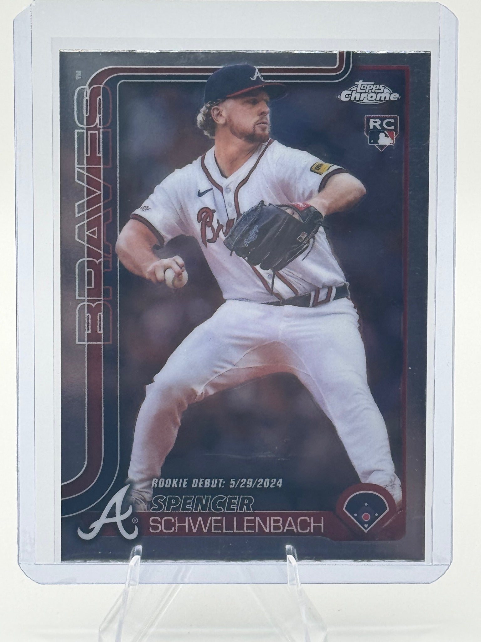 2025 Topps Chrome Update Spencer Schwellenbach #USC132 Atlanta Braves NM