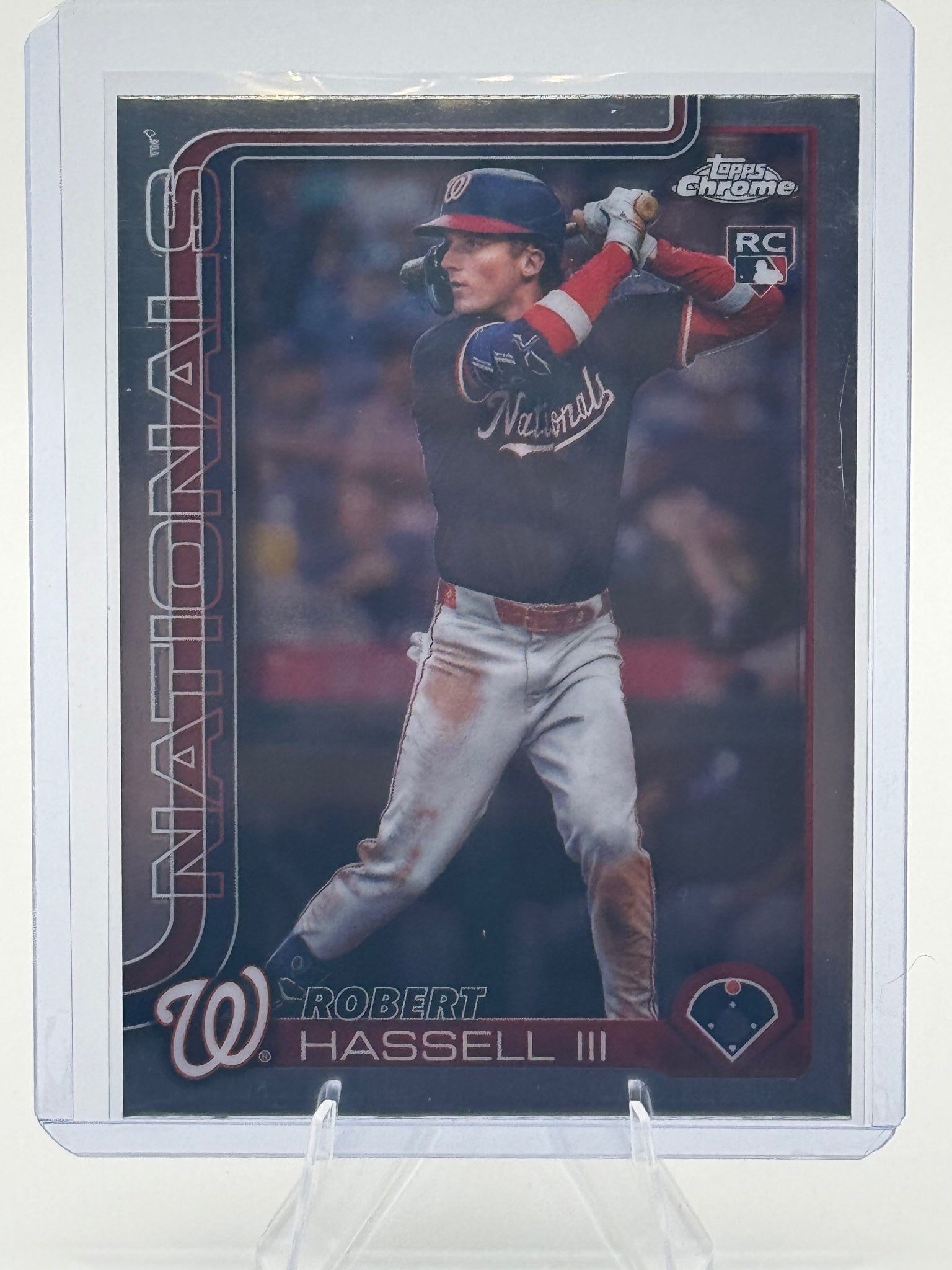 2025 Topps Chrome Update Robert Hassell III #USC154 Washington Nationals NM