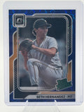 2026 Donruss Seth Hernandez #124 Optic Blue Velocity Pittsburgh Pirates NM