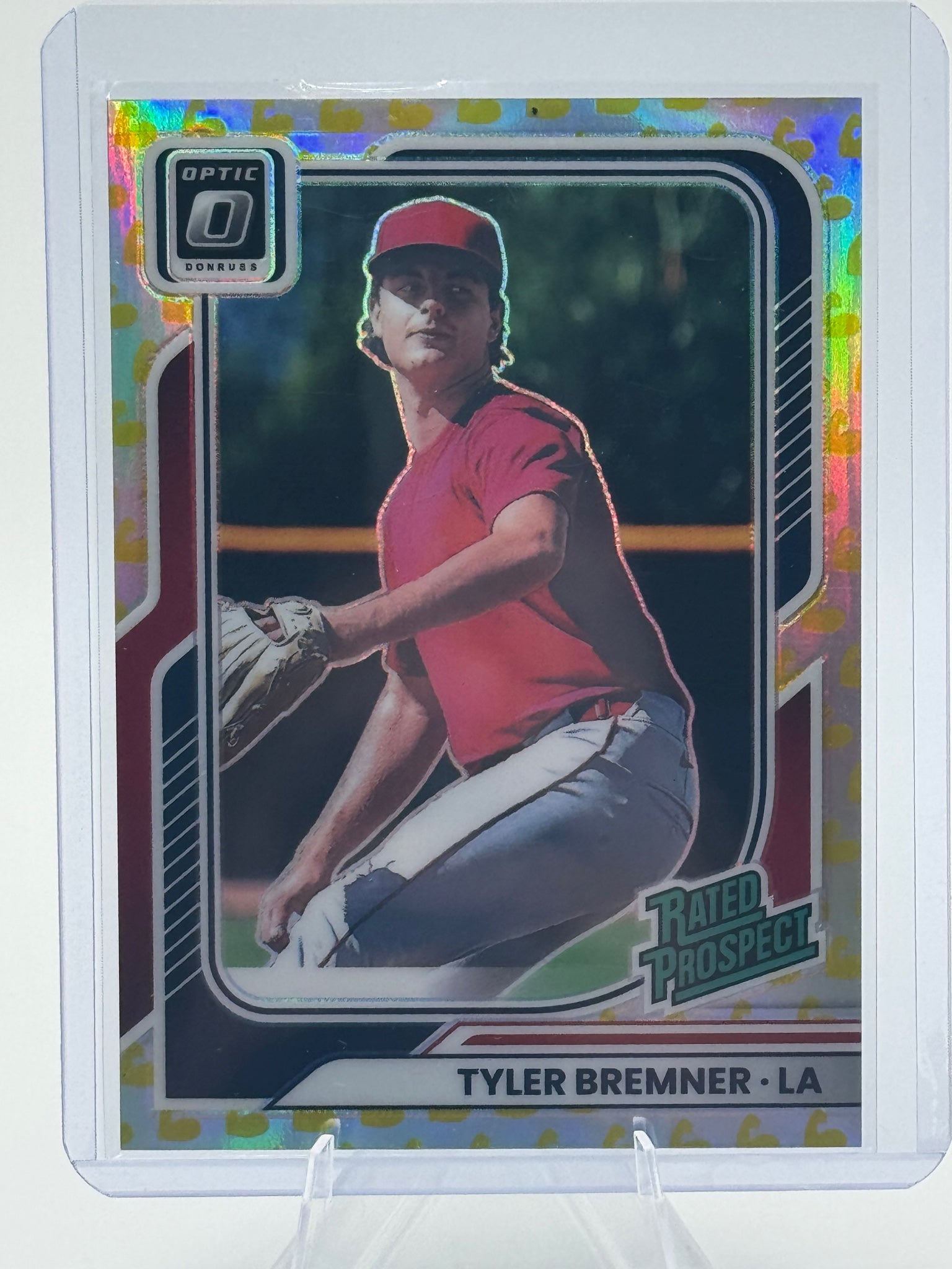 2026 Donruss Tyler Bremner #177 Optic Flex /149 Los Angeles Angels Near Mint