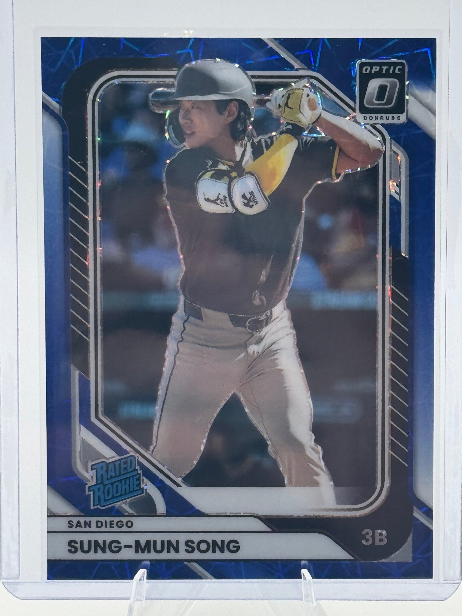 2026 Donruss Sung-Mun Song #15 Optic Blue Velocity San Diego Padres Near Mint