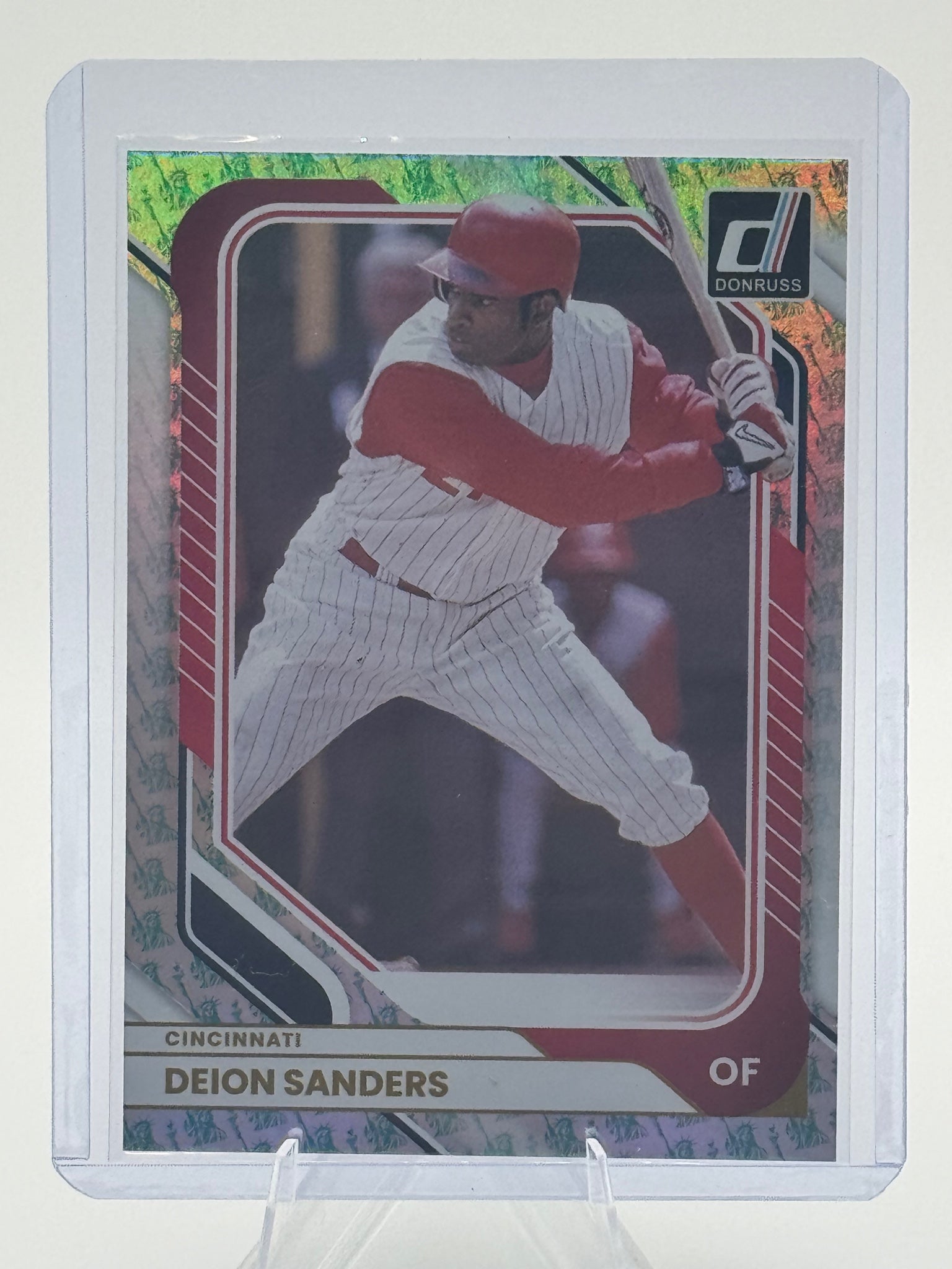 2026 Donruss Deion Sanders #27 Liberty Cincinnati Reds Near Mint or Better