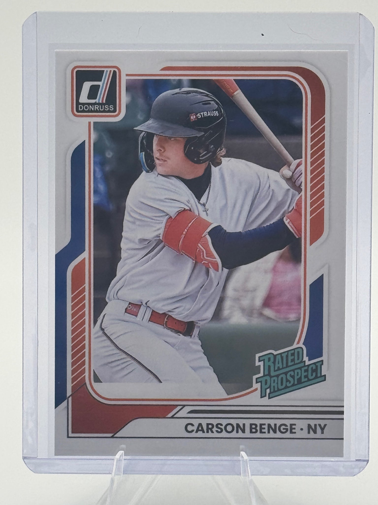 2026 Donruss Carson Benge #180 New York Mets Near Mint or Better
