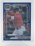2026 Donruss Gavin Fien #189 Optic Blue Velocity Washington Nationals Near Mint