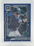 2026 Donruss Jonny Farmelo #131 Optic Blue Velocity Seattle Mariners Near Mint