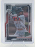 2026 Donruss Franklin Arias #163 Optic Boston Red Sox Near Mint or Better