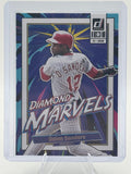 2026 Donruss Deion Sanders #1 Diamond Marvels Cincinnati Reds Near Mint