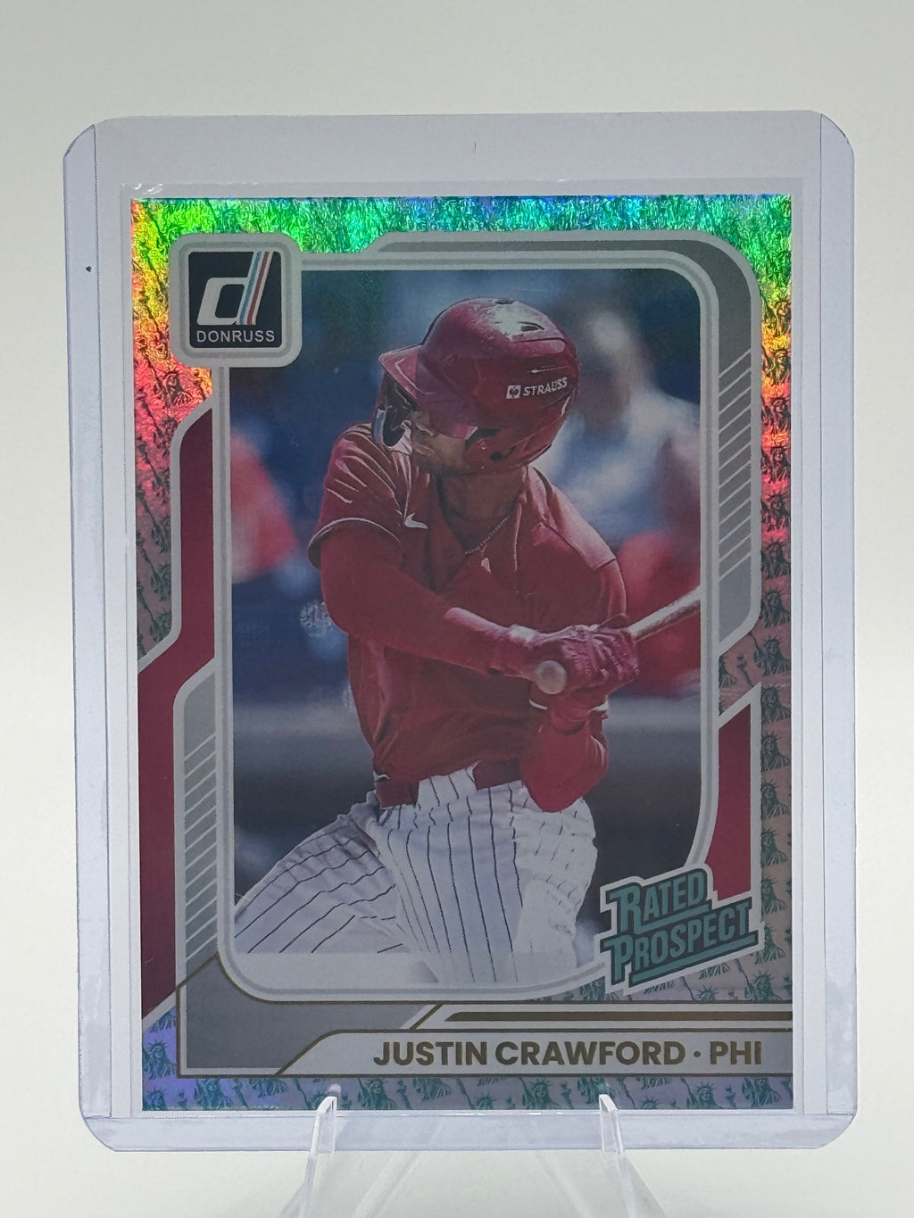 2026 Donruss Justin Crawford #194 Liberty Philadelphia Phillies Near Mint