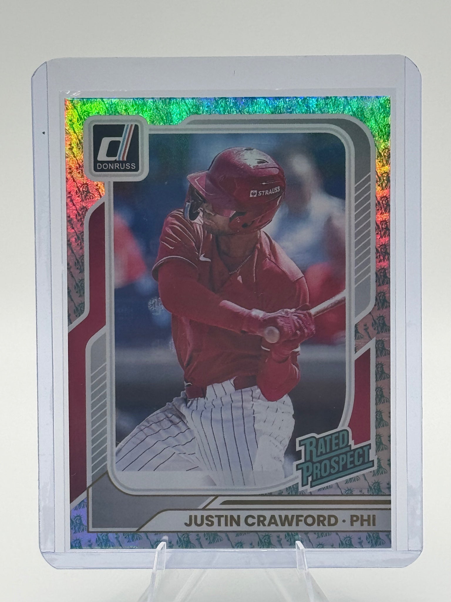 2026 Donruss Justin Crawford #194 Liberty Philadelphia Phillies Near Mint