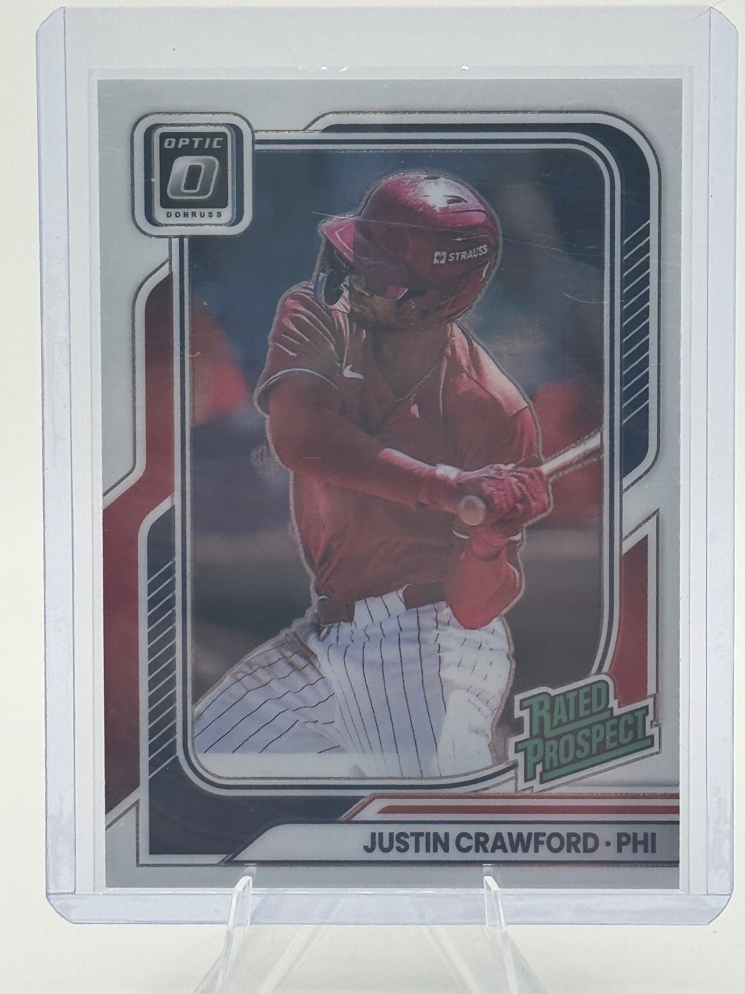2026 Donruss Justin Crawford #194 Optic Philadelphia Phillies Near Mint