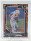 2026 Donruss Randy Johnson #23 Optic Orange Velocity Seattle Mariners Near Mint