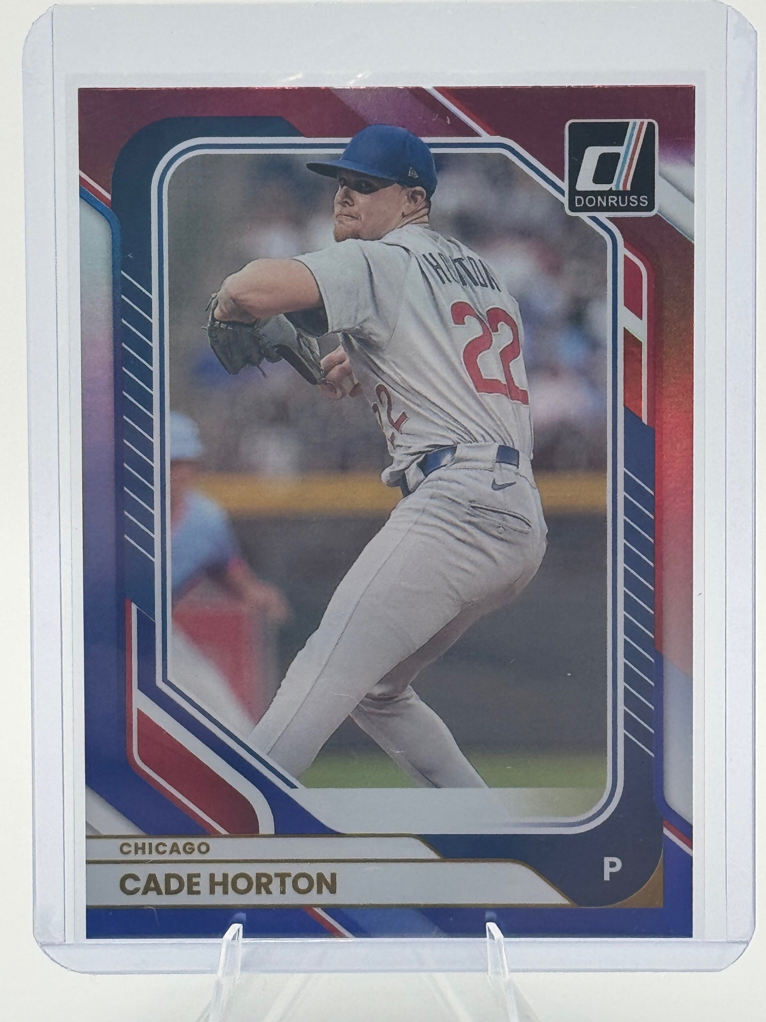 2026 Donruss Cade Horton #25 Red and Blue Chicago Cubs Near Mint or Better