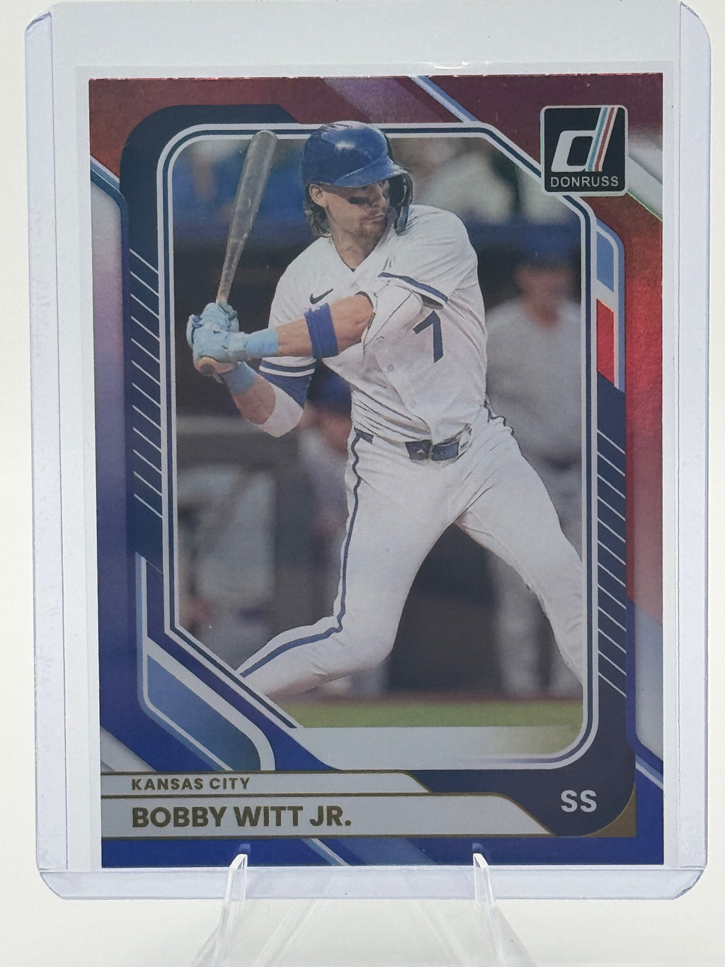2026 Donruss Bobby Witt Jr. #67 Red and Blue Kansas City Royals Near Mint