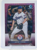 2023 Bowman Jacob deGrom #54 Mojo Pink Refractors /199 Texas Rangers NM