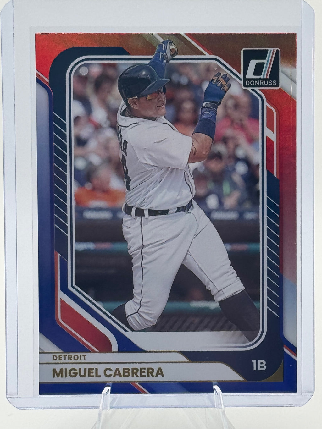 2026 Donruss Miguel Cabrera #12 Red and Blue Detroit Tigers Near Mint or Better