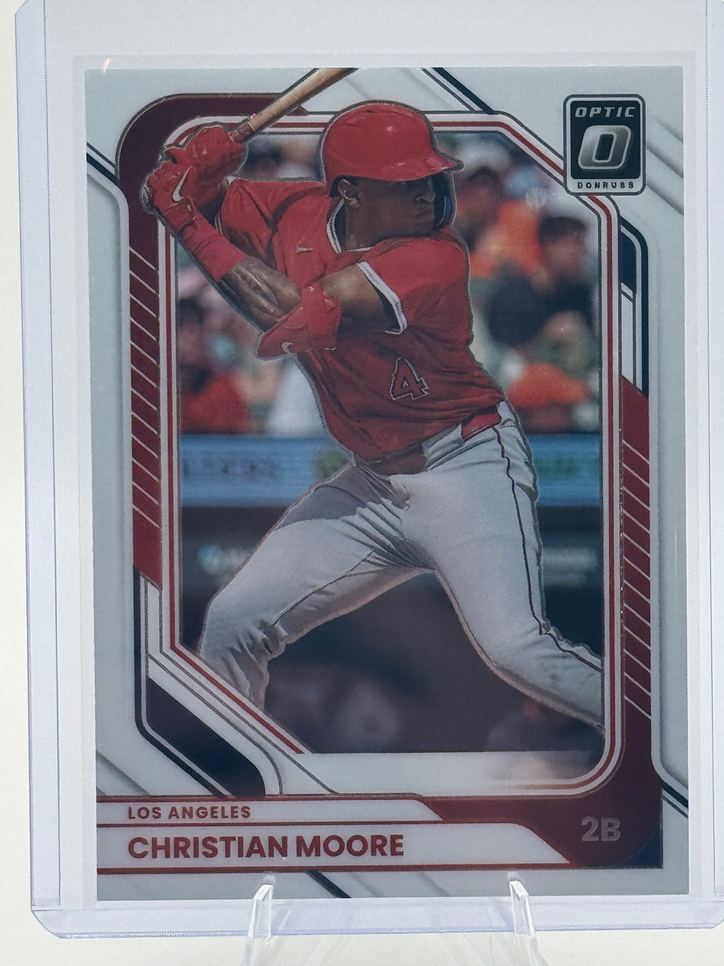 2026 Donruss Christian Moore #62 Optic Los Angeles Angels Near Mint or Better