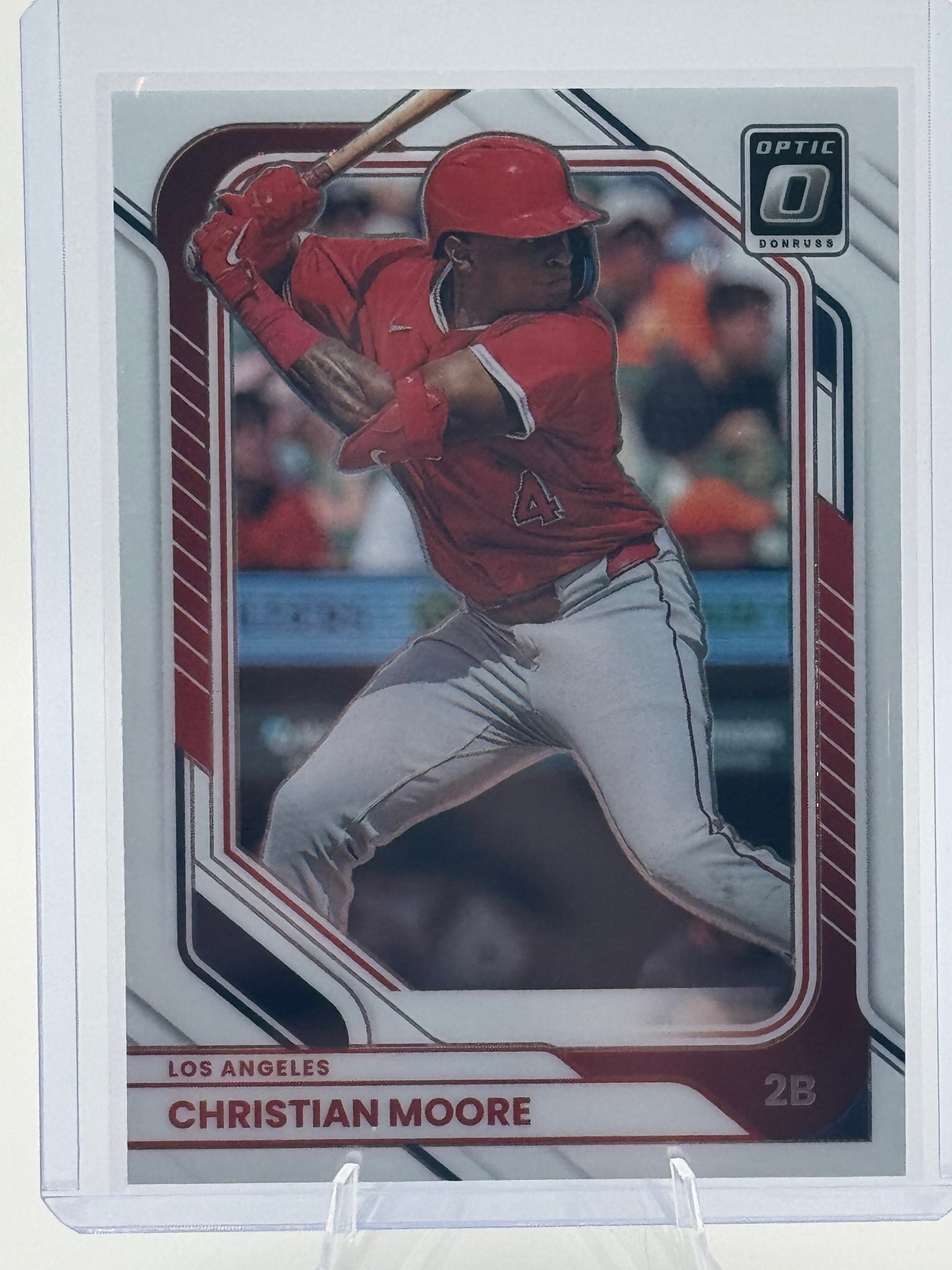 2026 Donruss Christian Moore #62 Optic Los Angeles Angels Near Mint or Better