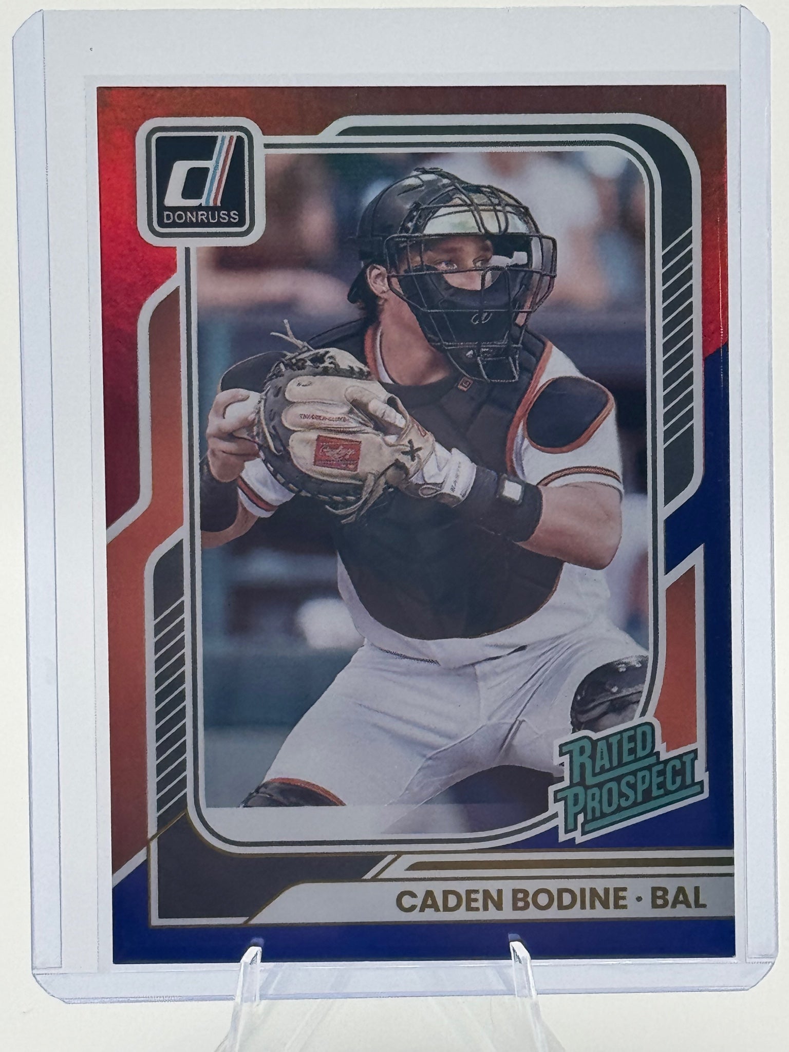 2026 Donruss Caden Bodine #117 Red and Blue Baltimore Orioles Near Mint