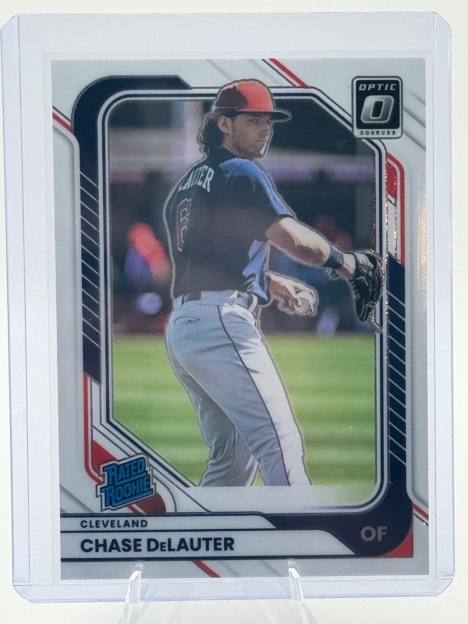 2026 Donruss Chase DeLauter #3 Optic Cleveland Guardians Near Mint or Better