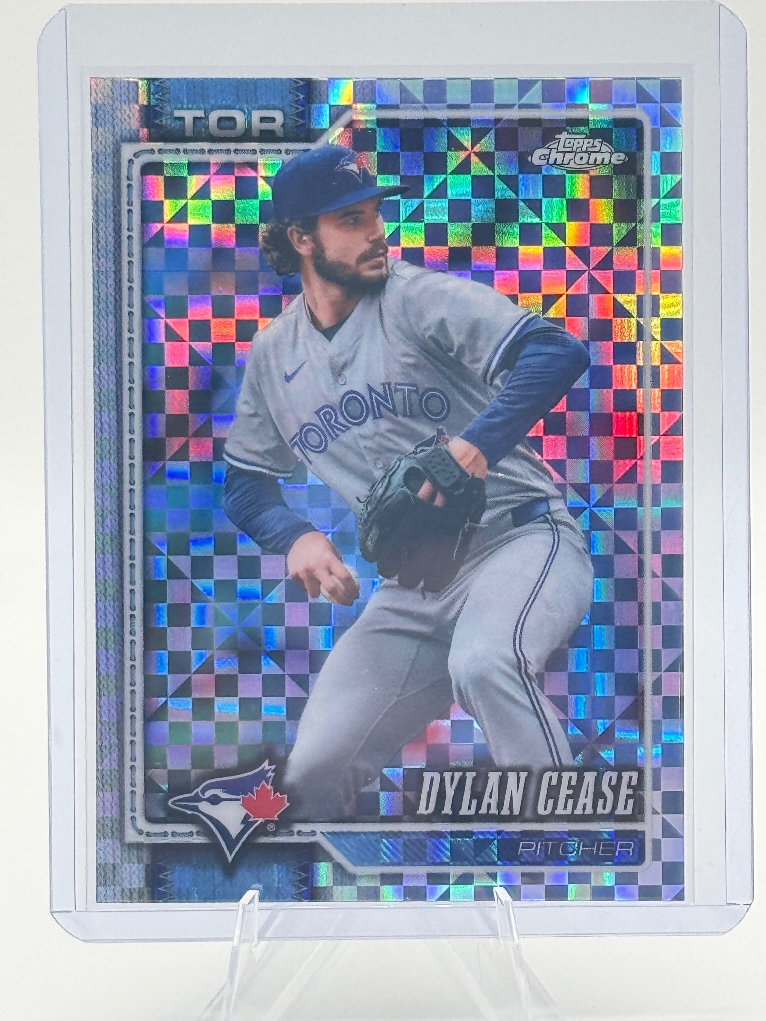 2026 Topps Chrome Dylan Cease #208 X-Fractors Toronto Blue Jays Near Mint