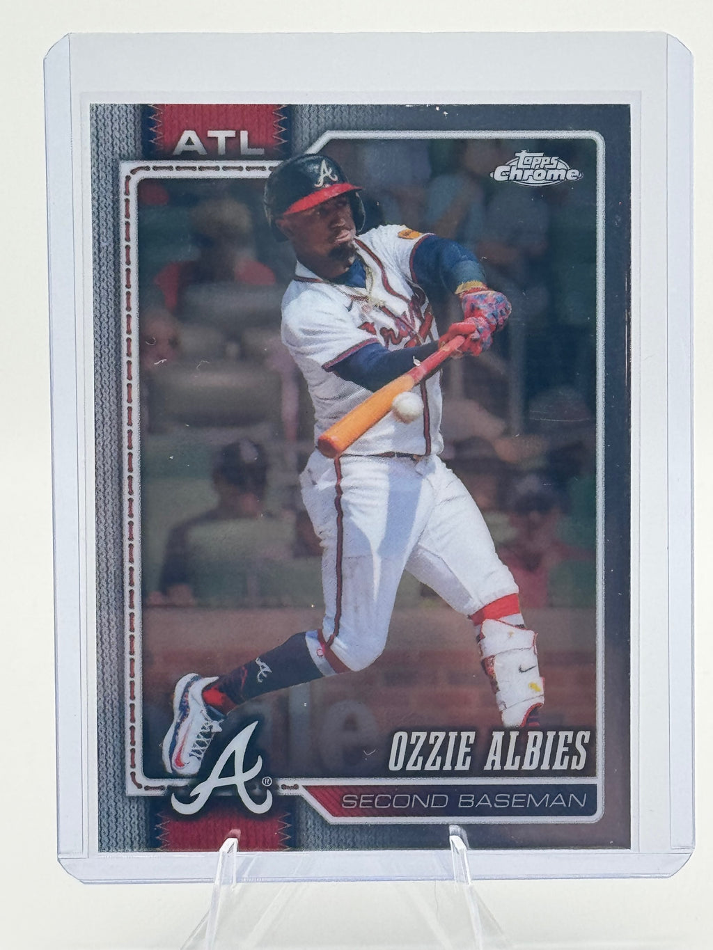 2026 Topps Chrome Ozzie Albies #297 Atlanta Braves Near Mint or Better
