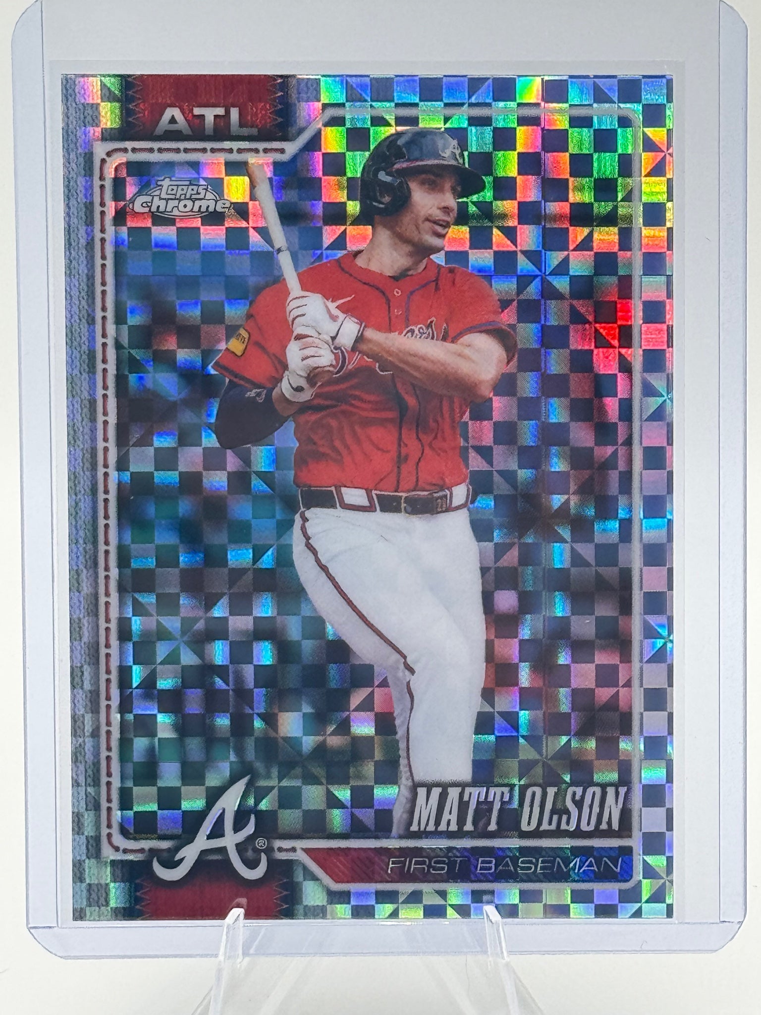 2026 Topps Chrome Matt Olson #241 X-Fractors Atlanta Braves Near Mint or Better