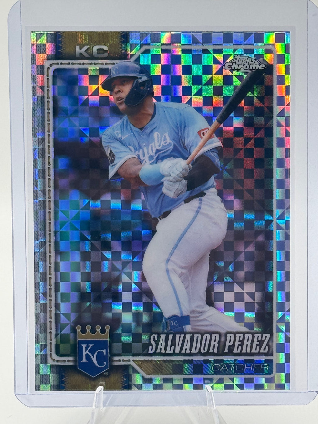 2026 Topps Chrome Salvador Perez #283 X-Fractors Kansas City Royals Near Mint
