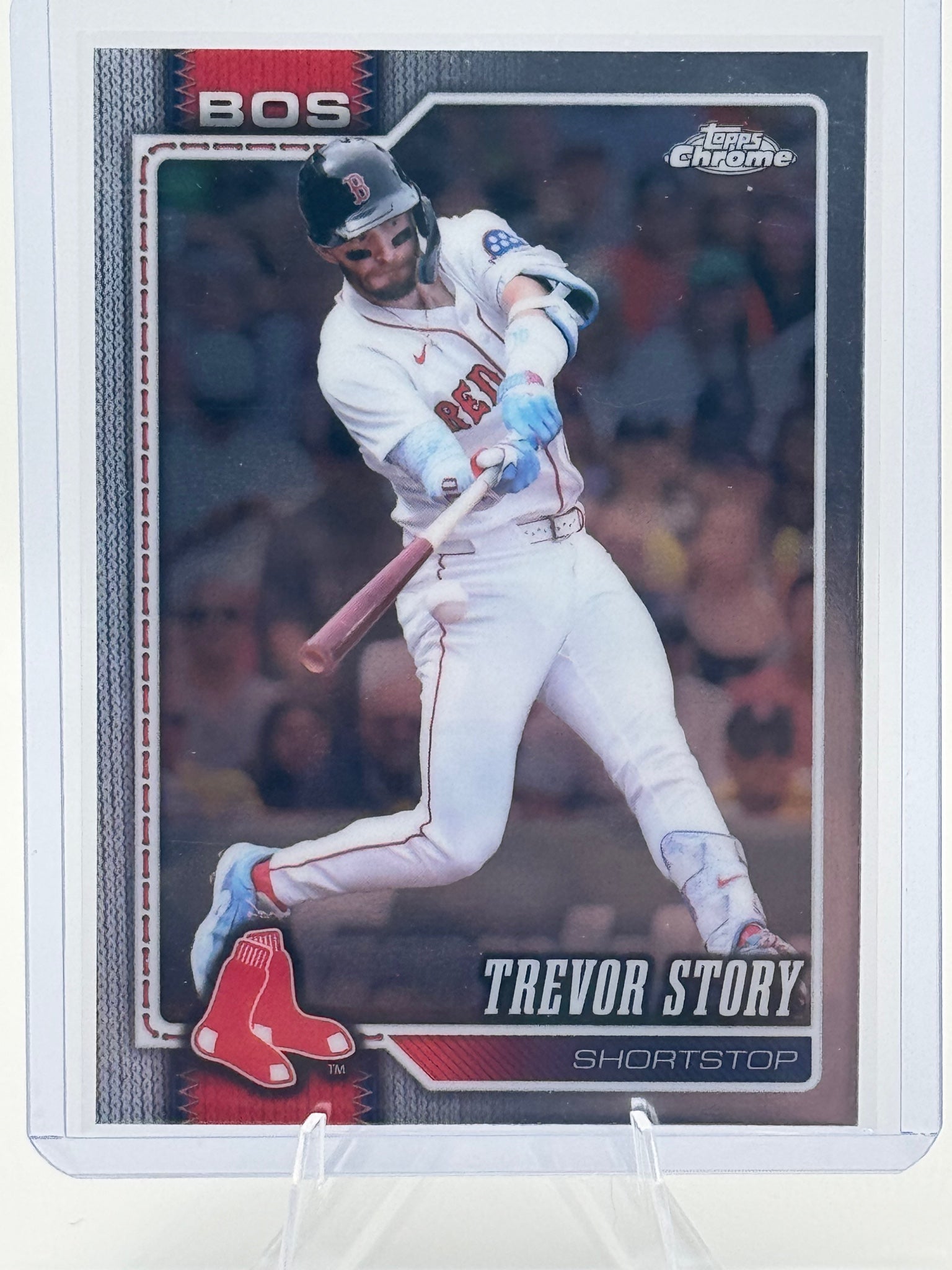 2026 Topps Chrome Trevor Story #65 Boston Red Sox NM
