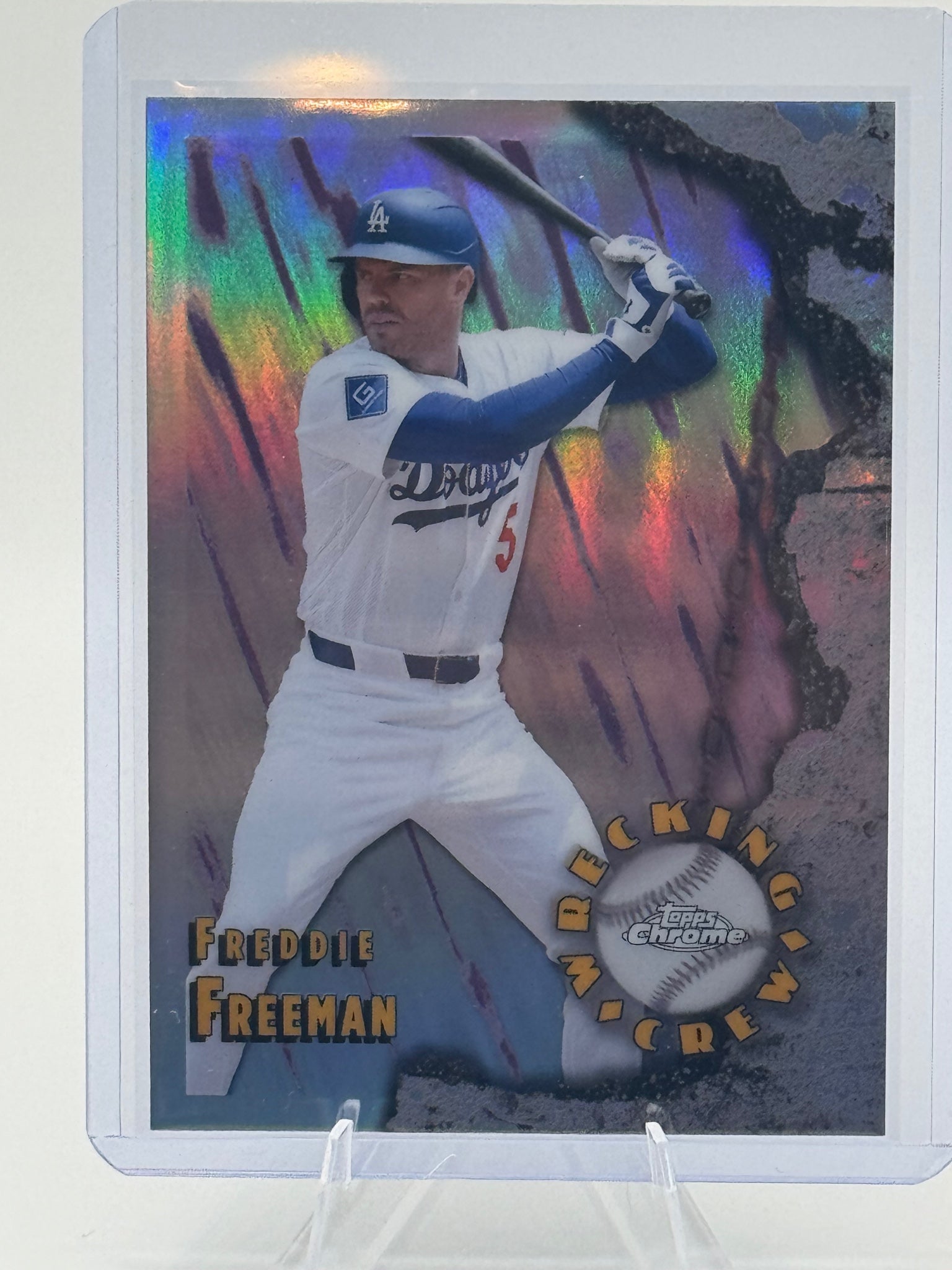 2026 Topps Chrome Freddie Freeman #WC-13 Wrecking Crew Los Angeles Dodgers NM