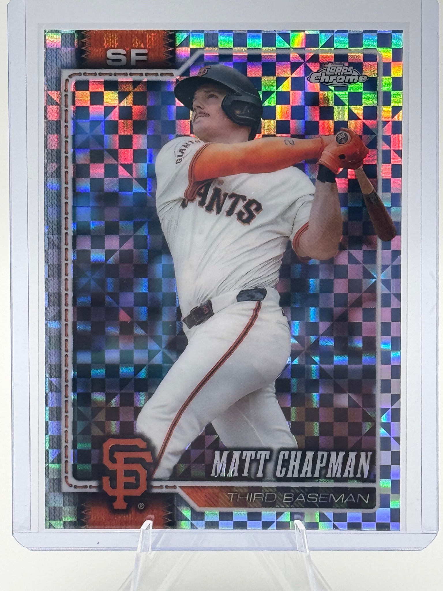 2026 Topps Chrome Matt Chapman #193 X-Fractors San Francisco Giants Near Mint