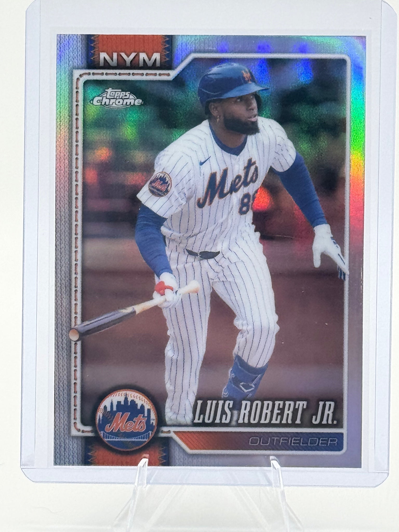 2026 Topps Chrome Luis Robert Jr. #267 Refractors New York Mets Near Mint