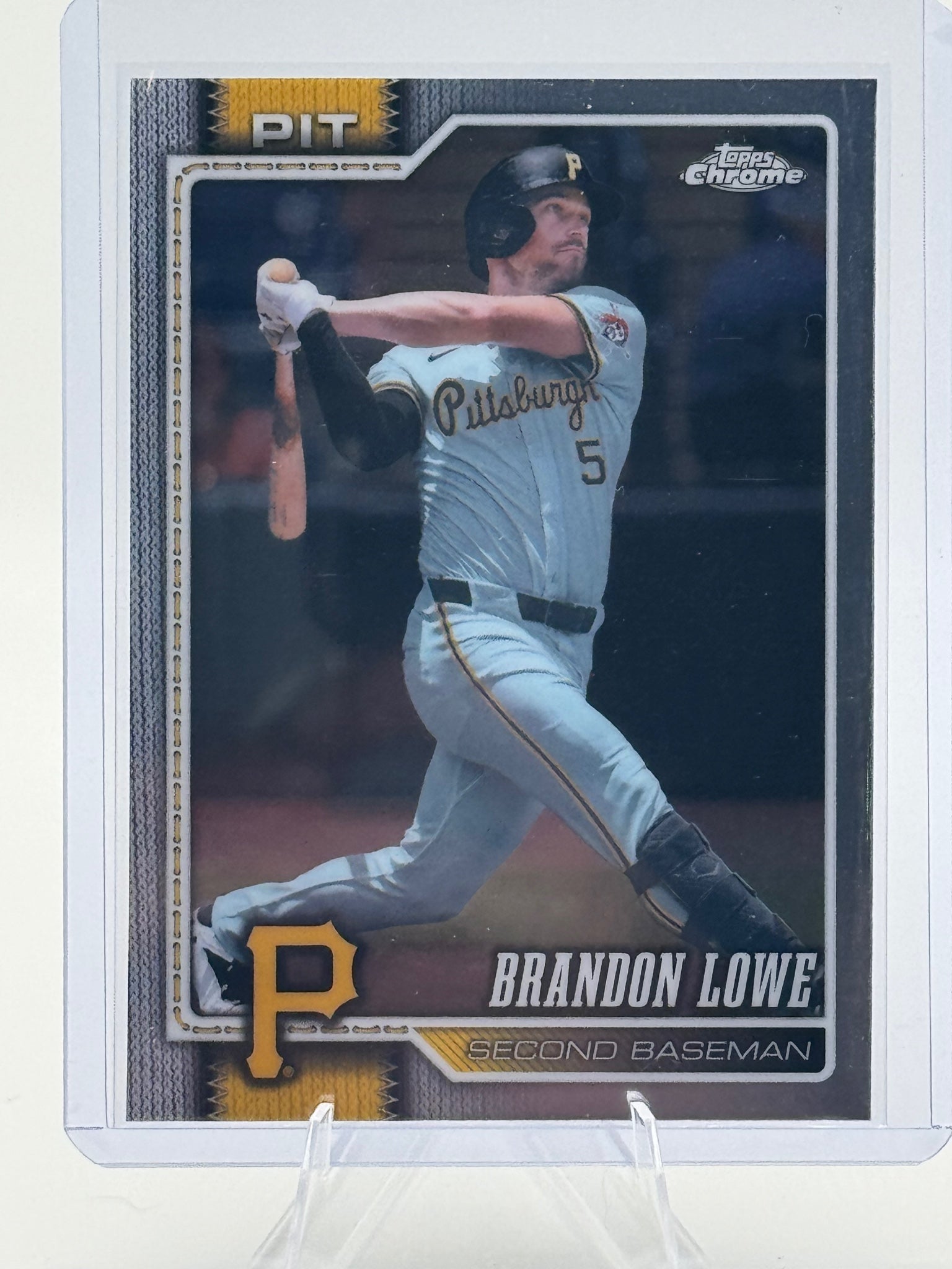 2026 Topps Chrome Brandon Lowe #72 Pittsburgh Pirates Near Mint or Better