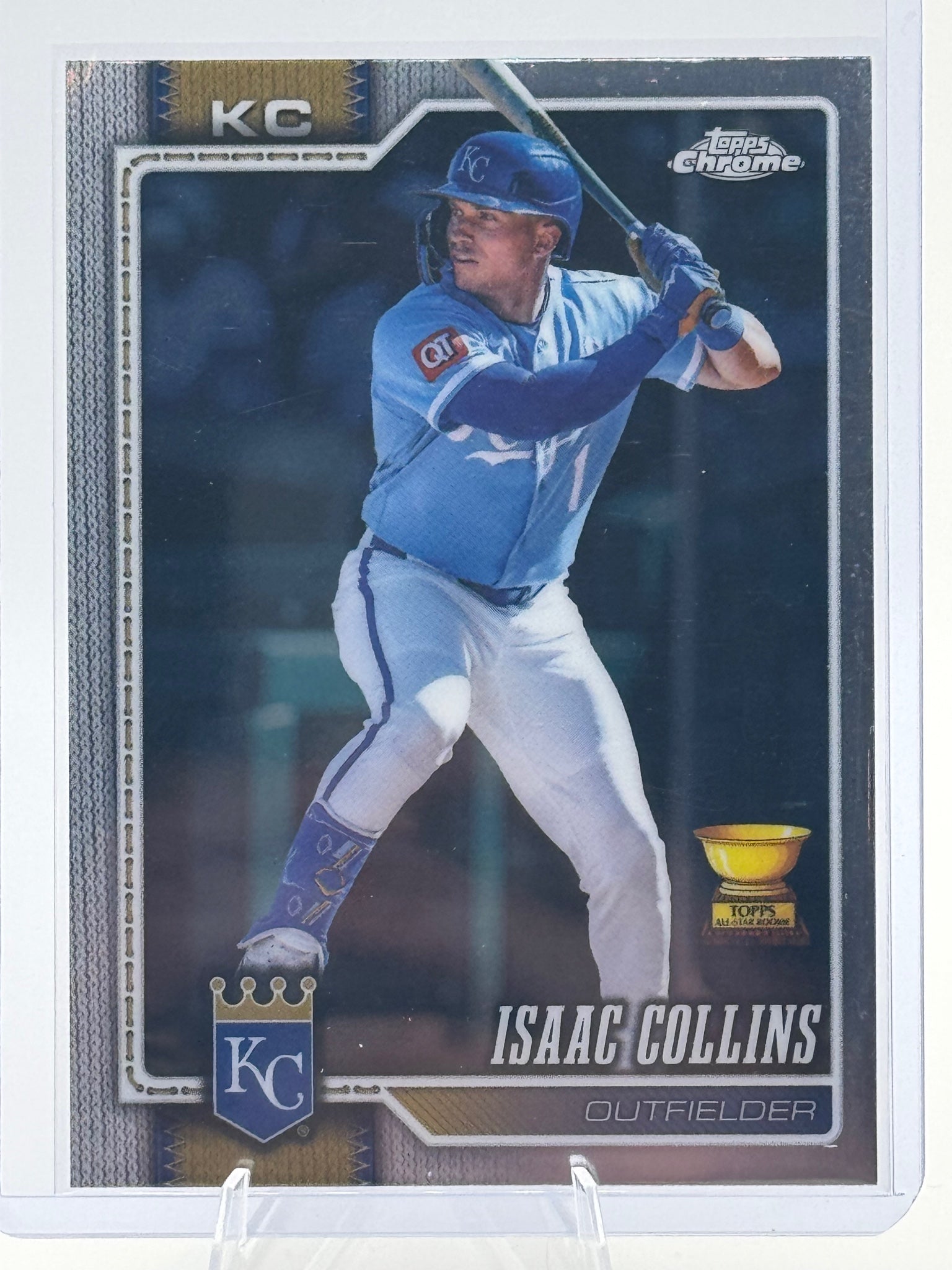 2026 Topps Chrome Isaac Collins #251 Kansas City Royals Near Mint or Better