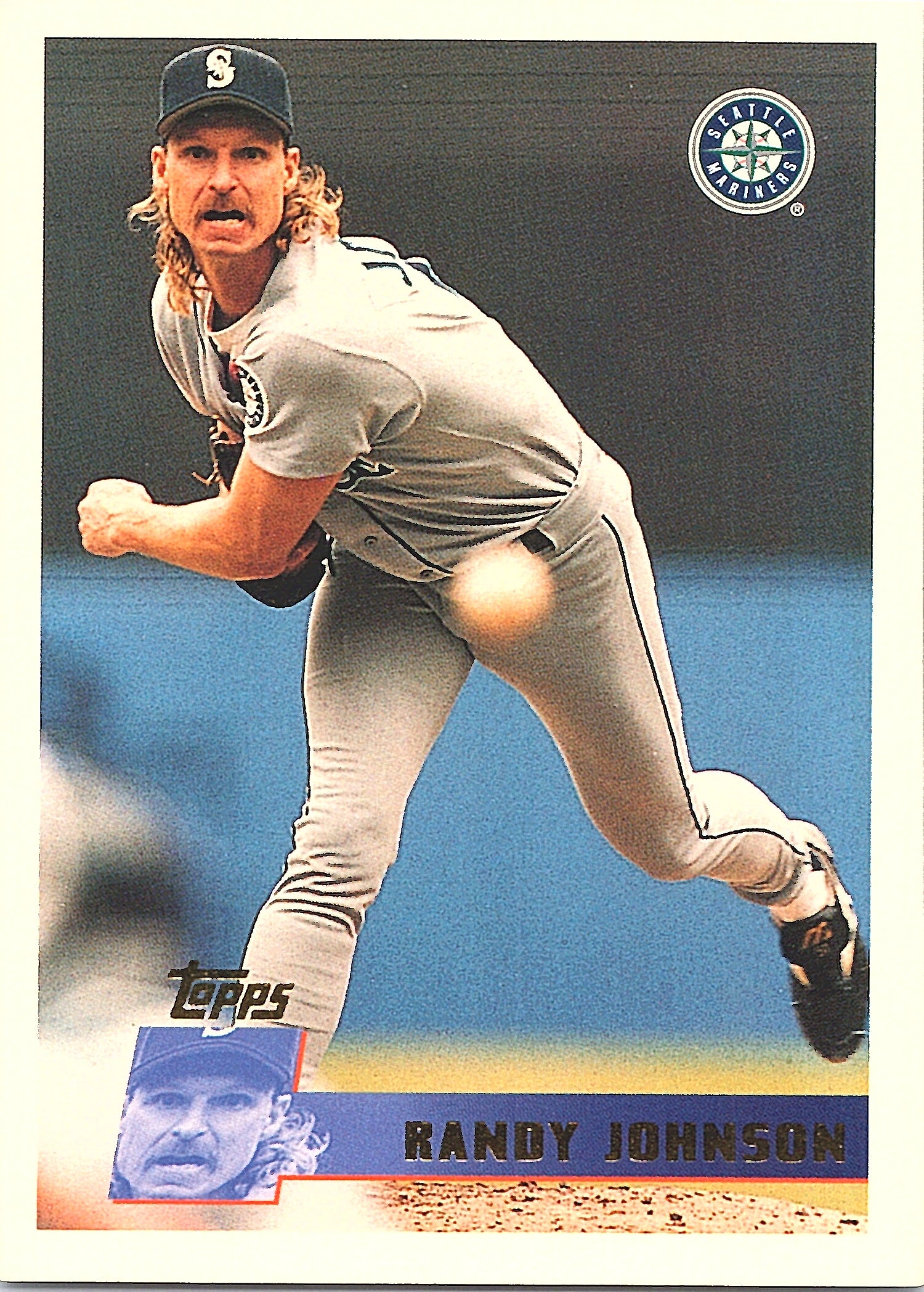 1996 Topps Randy Johnson #150 Seattle Mariners Excellent