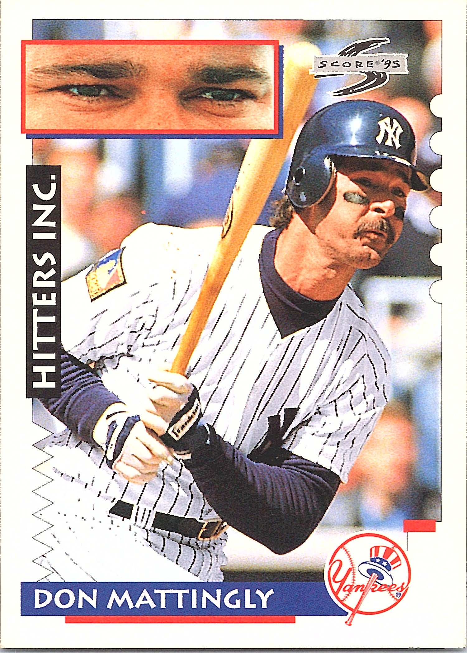 1995 Score Don Mattingly #564 New York Yankees Excellent