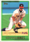 1997 Topps Chipper Jones #276b Atlanta Braves Excellent