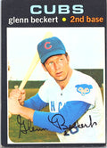 1971 Topps Glenn Beckert #390 Chicago Cubs Excellent