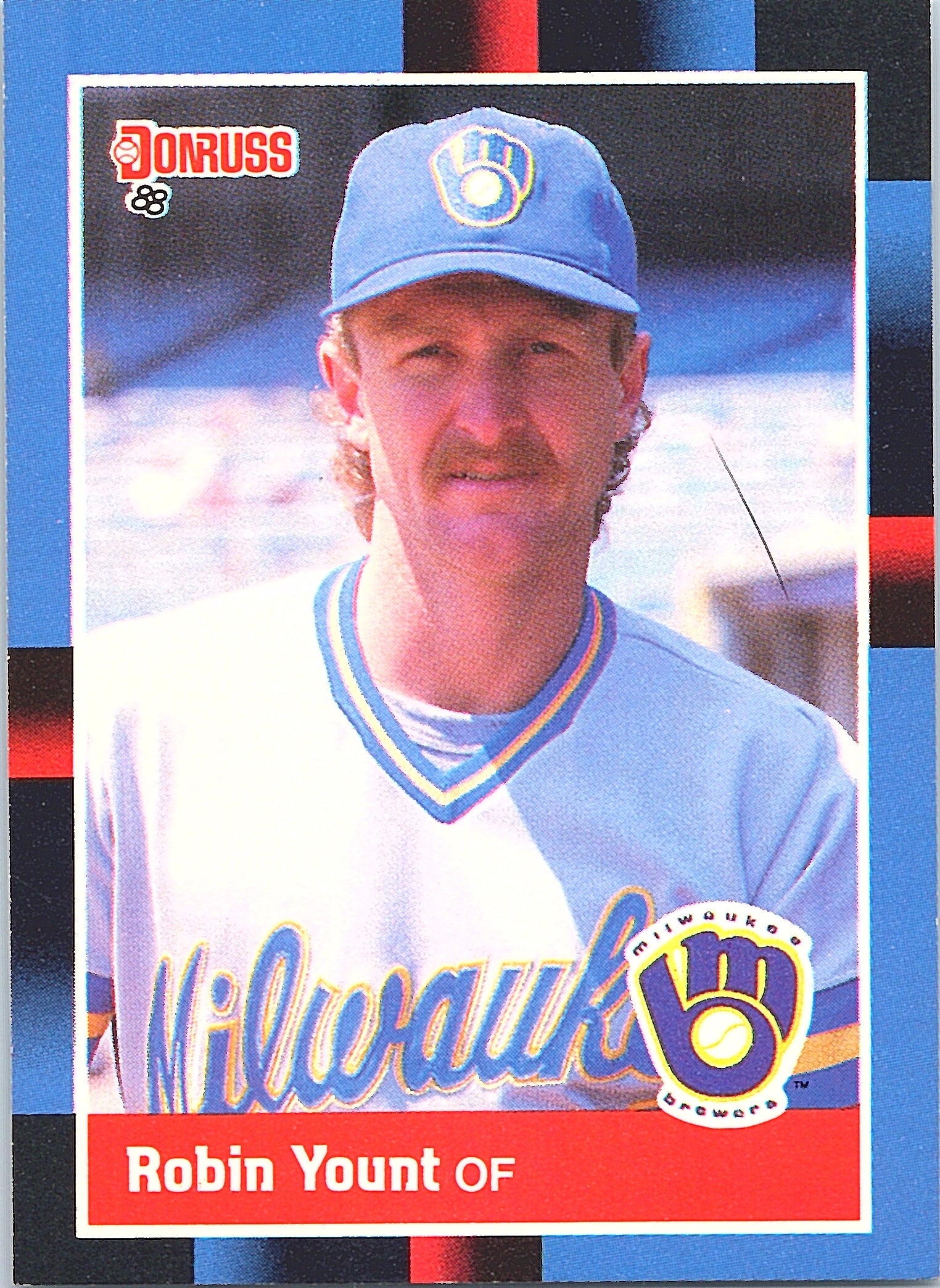1988 Donruss Robin Yount #295c Milwaukee Brewers Excellent
