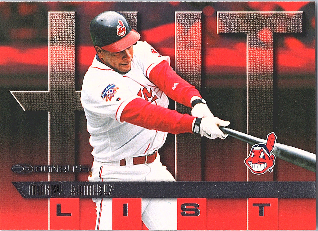 1997 Donruss Manny Ramirez #412 Cleveland Indians Excellent