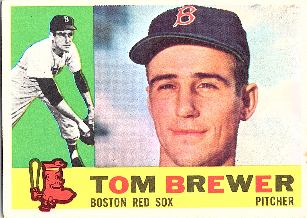 1960 Topps Tom Brewer #439a Boston Red Sox Excellent